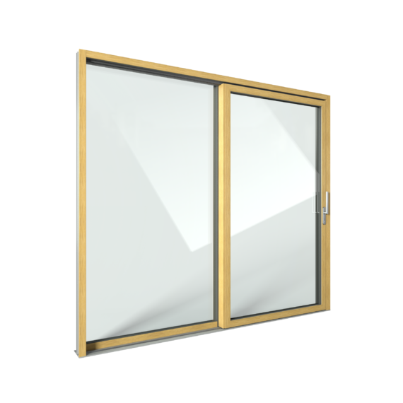 FIN-Slide Slim-line 170 aluminium-wood