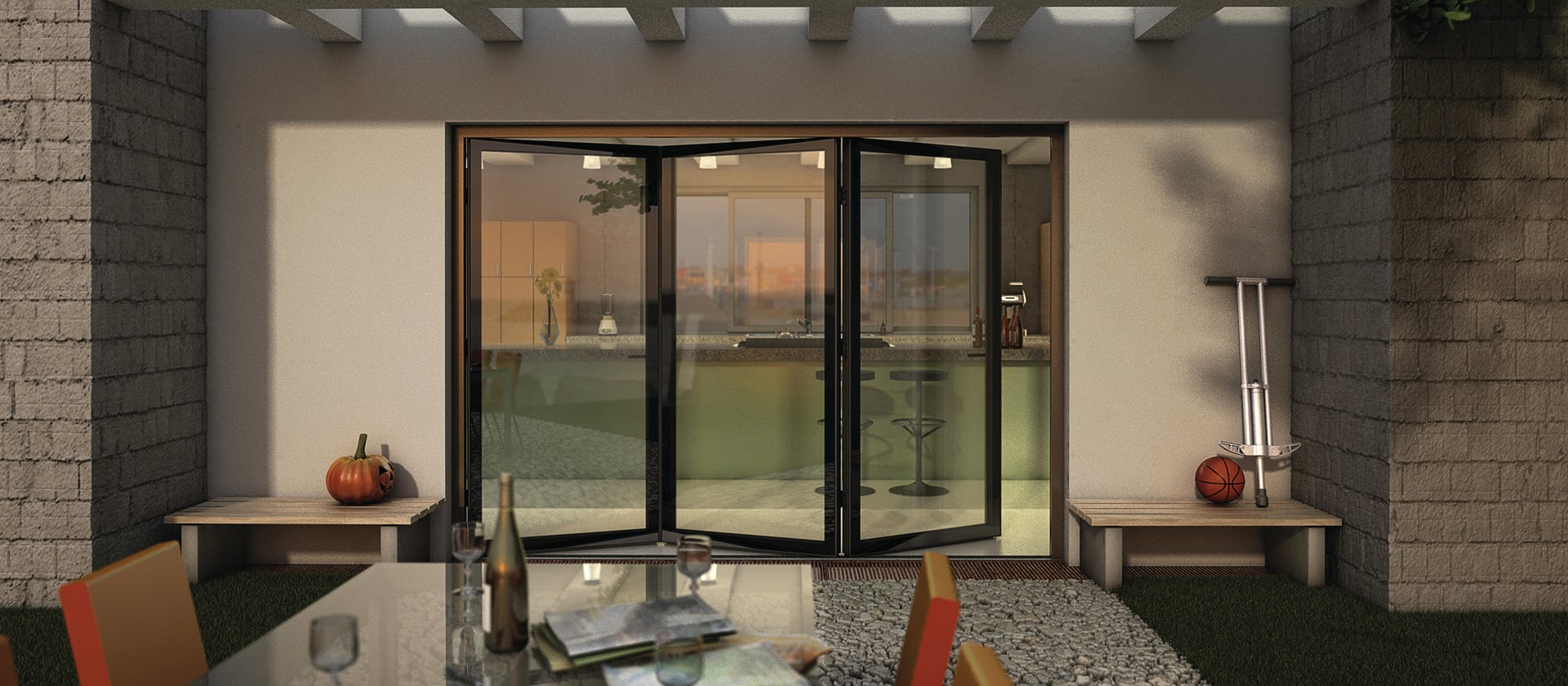 Folding doors