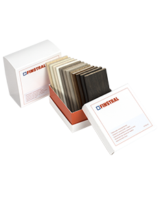 Set de amostras de madeira