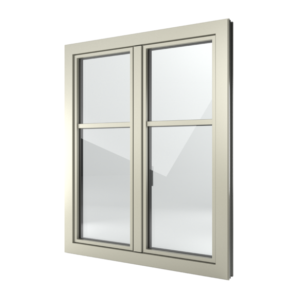 FIN-Window Slim-line 77+8 aluminium-PVC