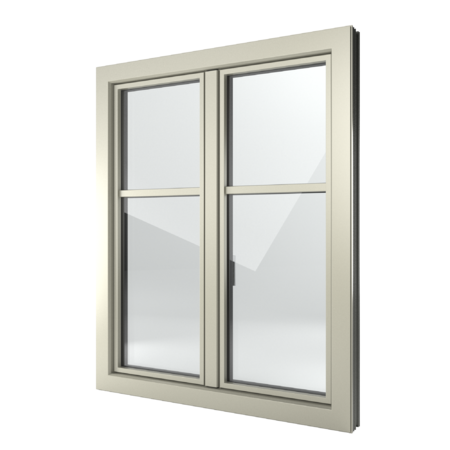 FIN-Window Slim-line C 90+8 Aluminium-Kunststoff
