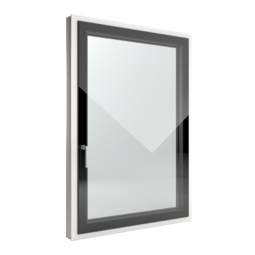 FIN-Window Slim-line Cristal N 90+8 aluminium-PVC