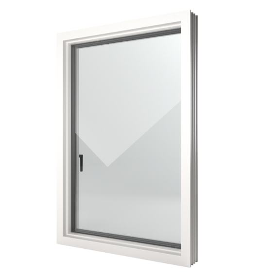 FIN-Window Nova-line 124 PVC-PVC