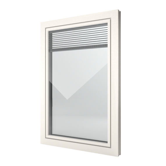 FIN-Window Slim-line Twin 77 PVC-PVC