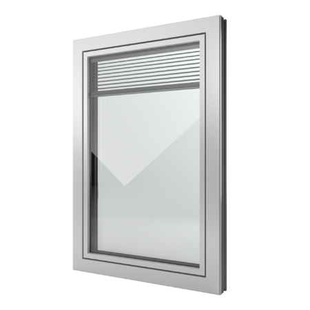 FIN-Window Slim-line Twin N 90+8 Alluminio-PVC
