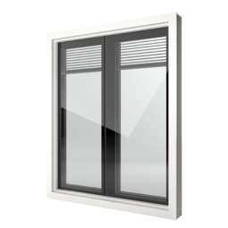 FIN-Window Nova-line Twin 124 Kunststof-Kunststof