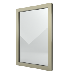FIN-Window Festverglasung N 90+8 Aluminium-Kunststoff