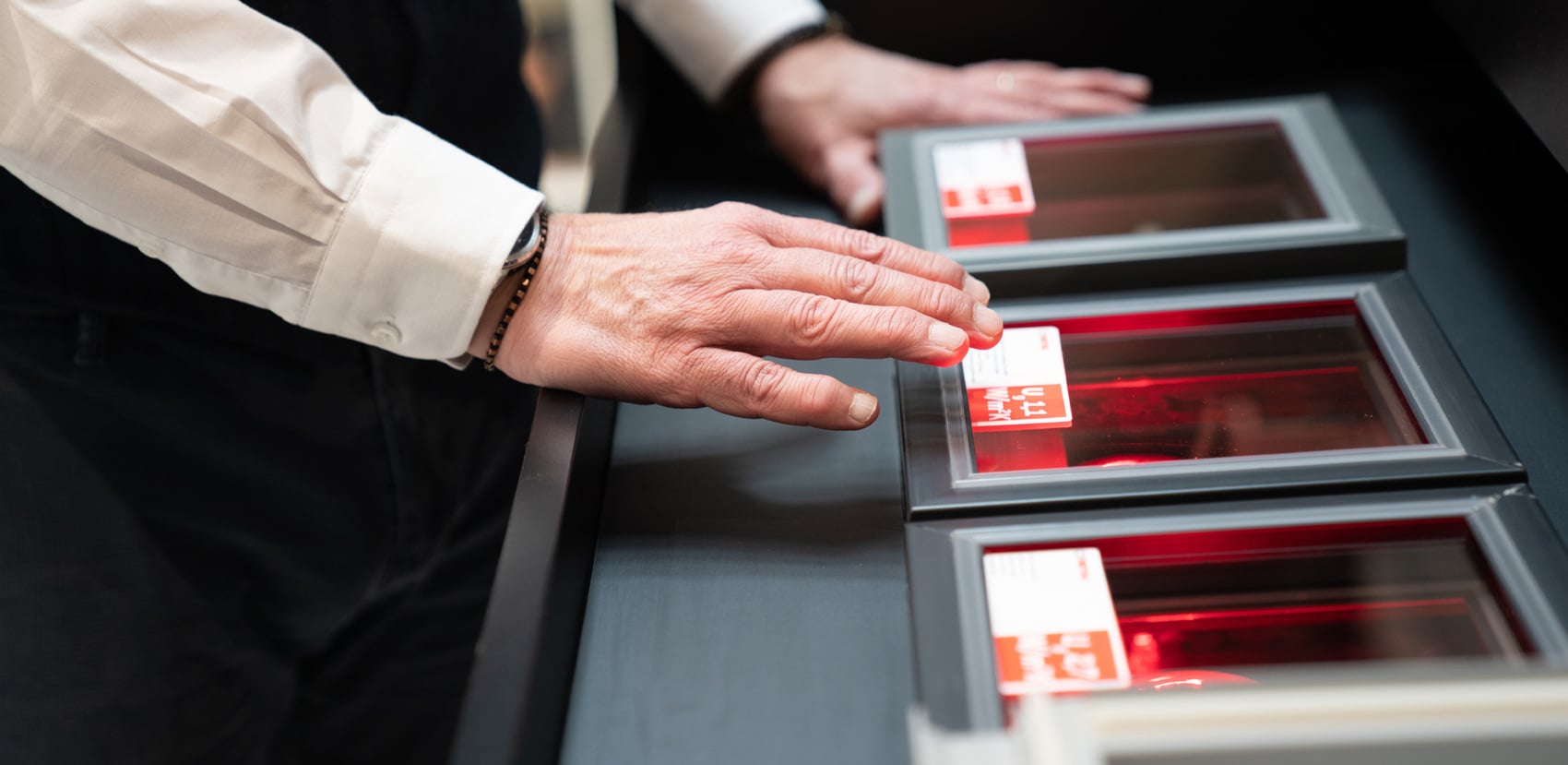 Vetro da toccare con mano