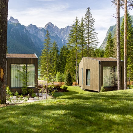 Skyview Chalets at the Camping Toblacher See