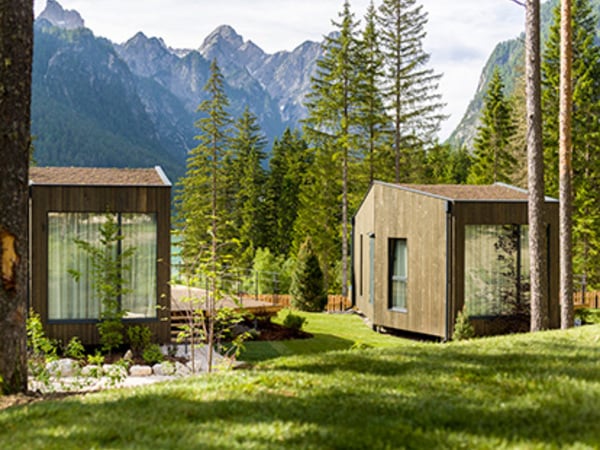 Chalets Skyview en el lago Toblacher