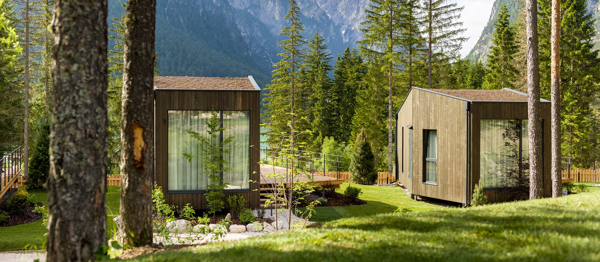 Chalets Skyview en el lago Toblacher