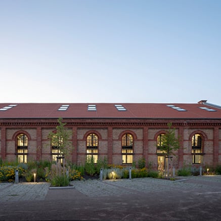 Former riding arena in Landau