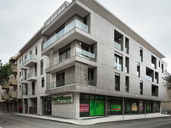 Modern building in Lucera