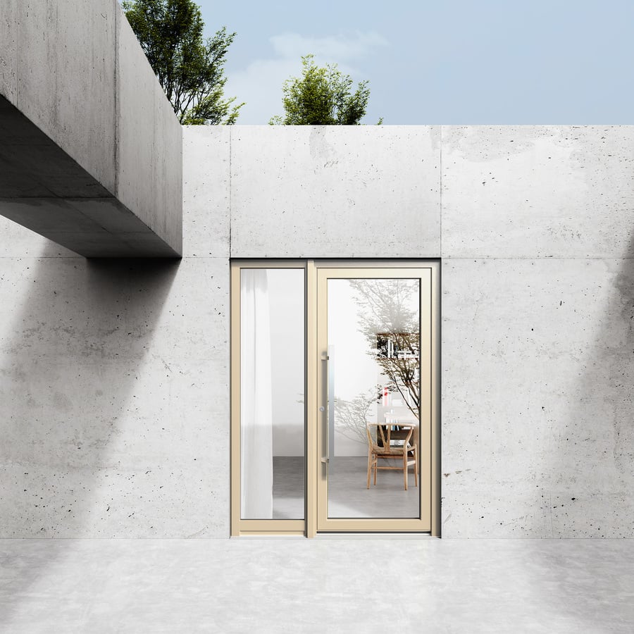 A gama de portas de entrada Finstral.