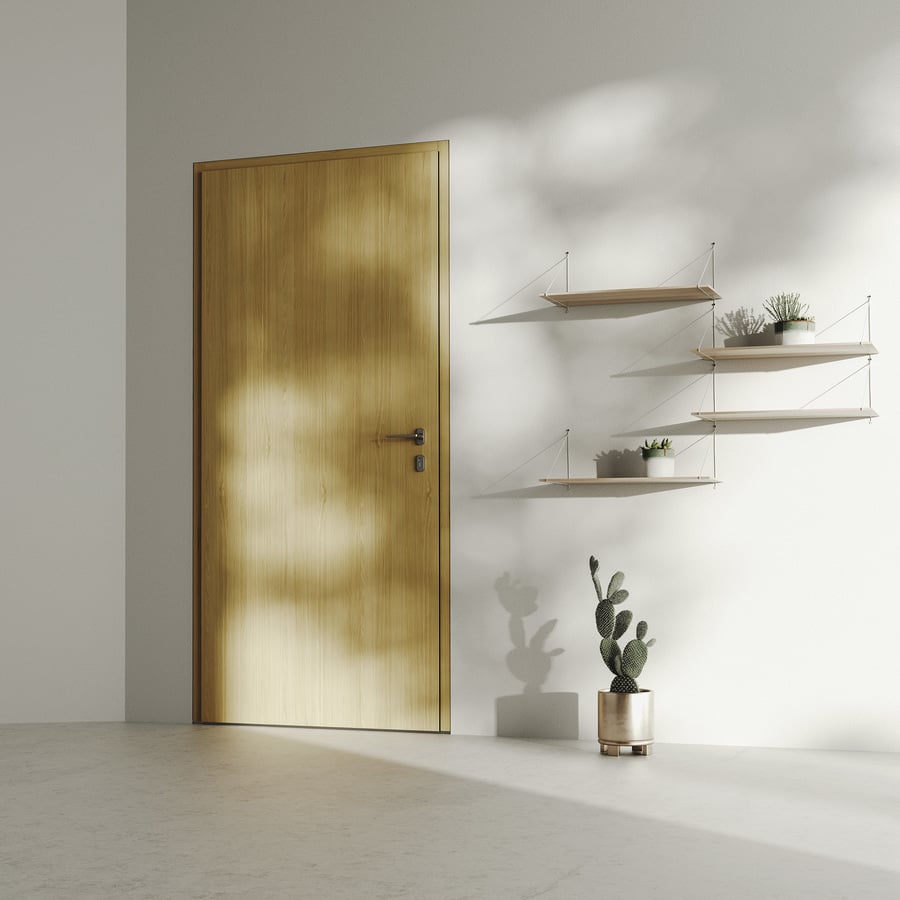 A gama de portas de entrada Finstral.