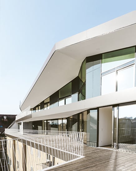 Renovação com penthouse em Graz