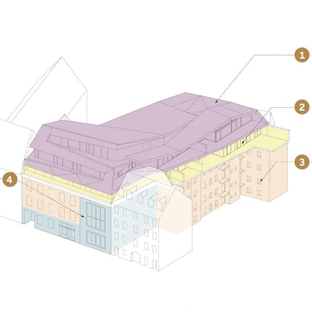 Préservé et surélevé.