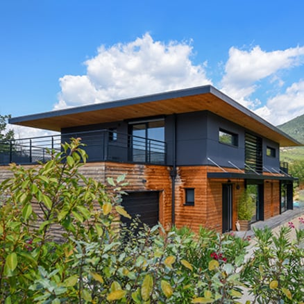 Maison en bois en Provence