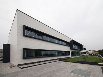 Kantoorgebouw bij Padua.