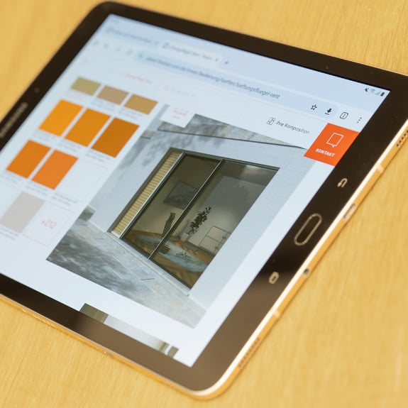 Diseñe su superficie acristalada personalizada.