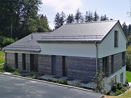 Nuova villa nella campagna svizzera