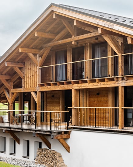 Chalet in den Bergen von Megève