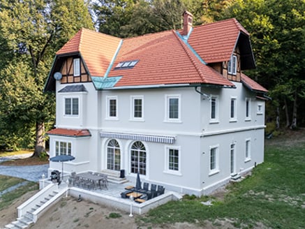 Raamvervanging bij villa in Karinthië