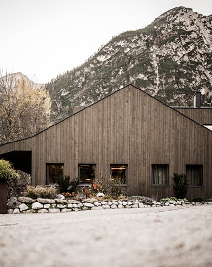 Restaurante Seeschupfe en las montañas de Südtirol
