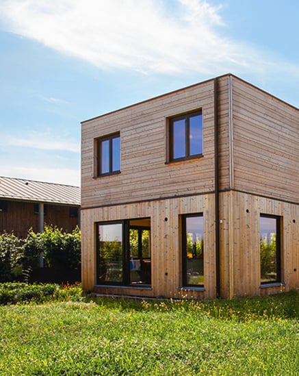 Casas modulares na Bélgica