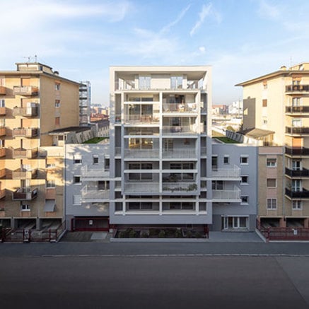 Nuevo complejo residencial en Milán