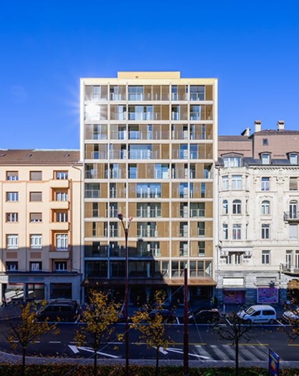 Gebäude-Komplex in der Schweiz