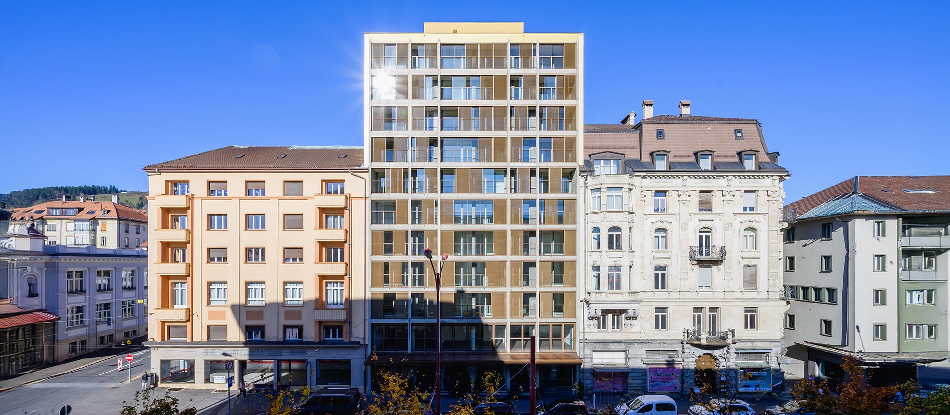 Complexo residencial na Suíça