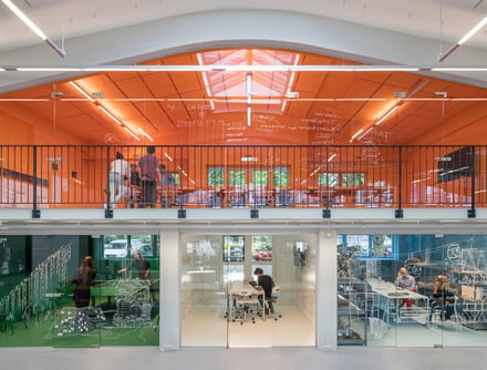 Reframe the building.